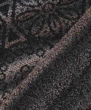 JOSEPH HOMME 【HIGH GRADE LINE】モスクジャガード　クルーネックハイゲージニット ブラック系5