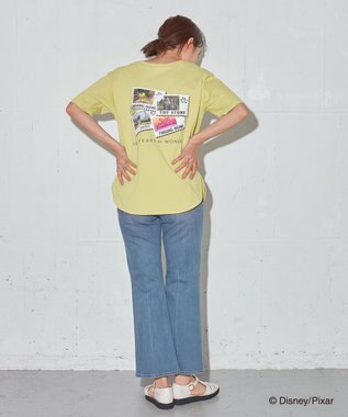 ANY L Disney100thデザイン 半袖Tシャツ イエローグリーン