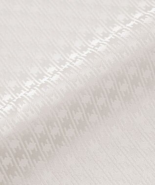 GOTAIRIKU 【WEAR BLACK】シルク100％ フォーマルチーフ_ハウンドトゥース アイボリー系4