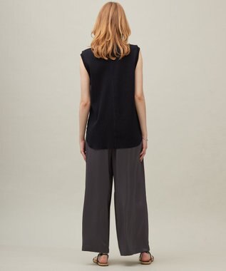 23区 【SACRA】ベアワッフル カットソー ブラック系