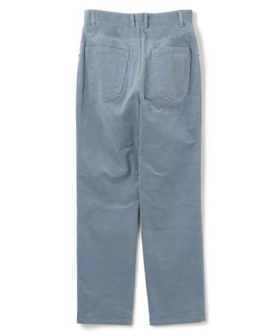 UNFILO L ストレッチコーデュロイ スリムパンツ サックス