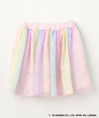 ANY KIDS 【any FAM× リトルツインスターズ 】キキ＆ララ シフォンスカート ピンク