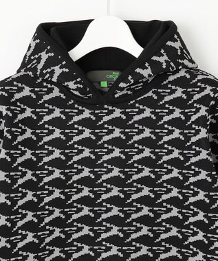 PW CIRCULUS 【イージーケア/軽量】【WOMEN】 MOFUモチーフ ニットフーディ ブラック系