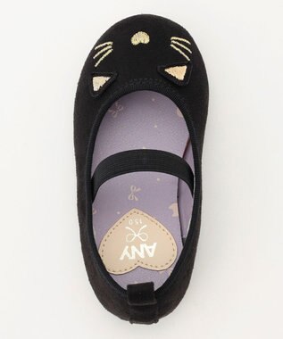 ANY KIDS アニマル パンプス ブラック