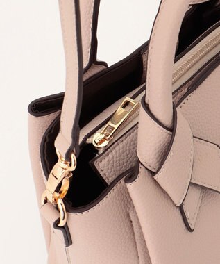 LA BAGAGERIE 【MONICA】リボンハンドルバッグ アイボリー