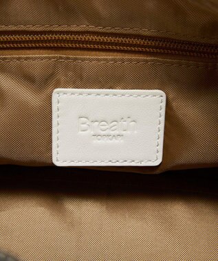 TOPKAPI 【Breath TOPKAPI sis】【WEB限定】ナイロン レザーポケット ミニ ショルダーバッグ 軽量 / CALM カーム　 ベージュ