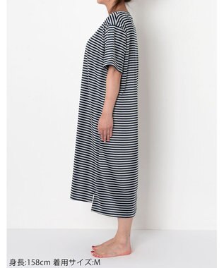 ワコール／睡眠科学 【ワンピース】　ネグリジェ　5分袖　肌のべとつきを軽減　吸汗速乾性　睡眠科学／ワコール　YNT140 コン