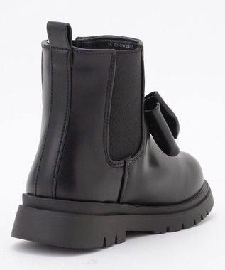 ANY KIDS リボンサイドゴアブーツ ブラック