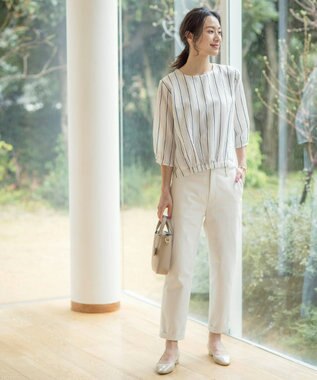 J.PRESS LADIES 【WEB限定カラーあり・撥水加工】キャップ パンプス ベージュ系