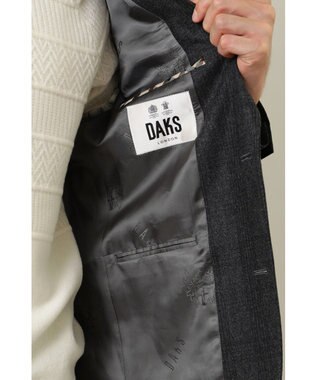 DAKS ウールストレッチジャケット グレー