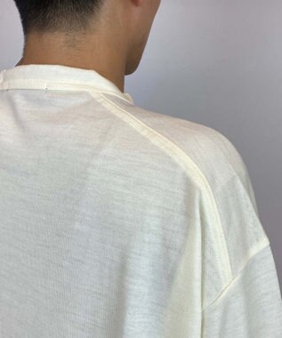 KASHIYAMA 【ウォッシャブル】ウールジャージークルーネックニット オフホワイト