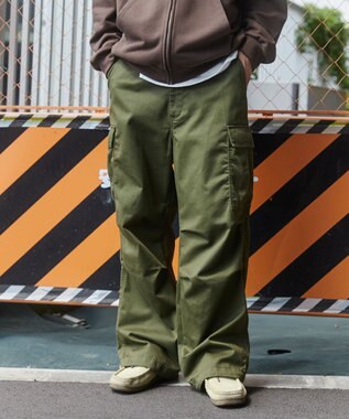 【ユニセックス着用ITEM/SMLサイズ展開】ワイドカーゴパンツ
