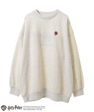 Green Parks ハリー・ポッター／サガラ刺繍裏毛プルオーバー Oatmeal