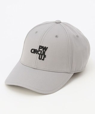 PW CIRCULUS 【UNISEX】3D刺繍 ベーシックキャップ ゴルフ グレー系