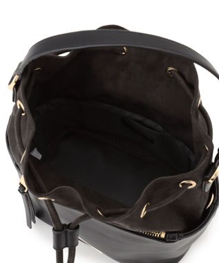 23区 スエード コンビ ドロスト バッグ ブラック系