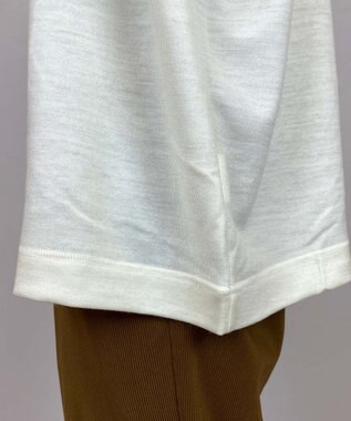 KASHIYAMA 【ウォッシャブル】ウールジャージークルーネックニット オフホワイト