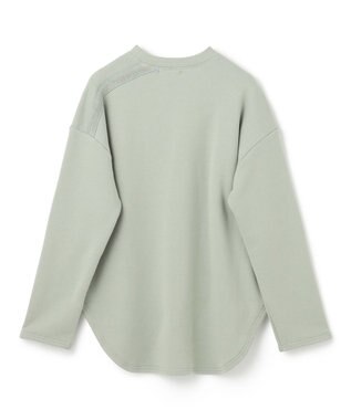BEIGE， 【BEIGE,ecru/WEB限定・洗える】LOOP BACK / コットンスウェットリブトップス Leaf