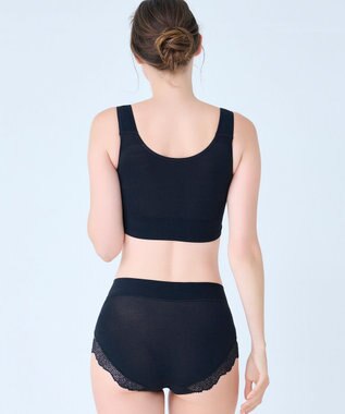 BRADELIS New York 【BRADELIS Me】 レーシィオールインワンスタイルショーツ ブラック