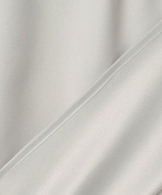 J.PRESS LADIES L 【洗える】ヌーディスバックサテン ボウタイ ブラウス ライトグレー系