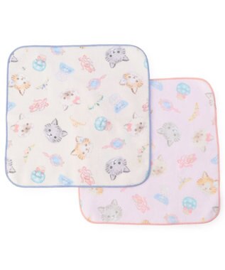 Chacott Catハンドタオル オフホワイト