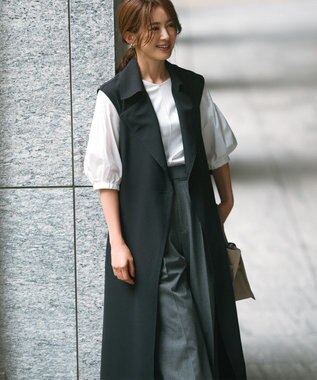 23区 S 【CLASSY.11月号掲載/洗える】ドライ2WAYストレッチ ワイドパンツ グレー系