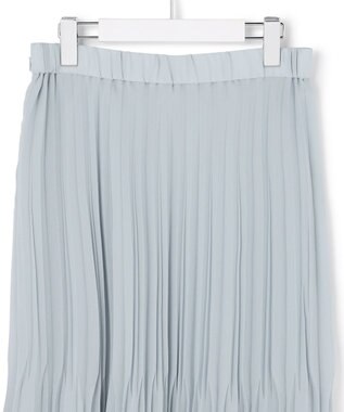 ICB L 【先行予約】ライトジョーゼットプリーツ スカート ライトデニム