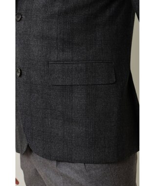 DAKS ウールストレッチジャケット グレー