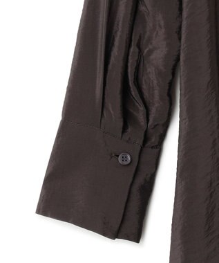 ICB キュプラシルキーオーガンジー ワンピース バーントブラウン系