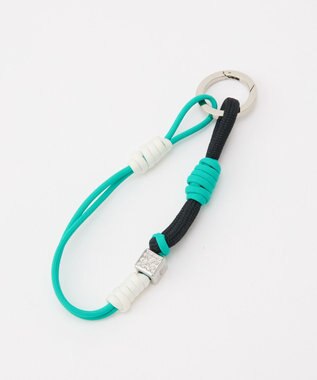 russet ［ノットモチーフ×メタルパーツ］パラコードバッグチャーム（Z-224） Green