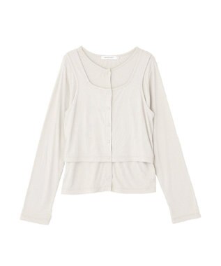 AMERICAN HOLIC 【2点セット】カーディガン+タンクトップ Ivory