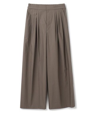 uncrave 【ご好評につき追加生産】カラータイプライター タックワイドパンツ（uncrave WHITE） グレージュ