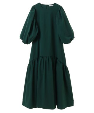 Green Parks armonia.ボリュームギャザーワンピース Green