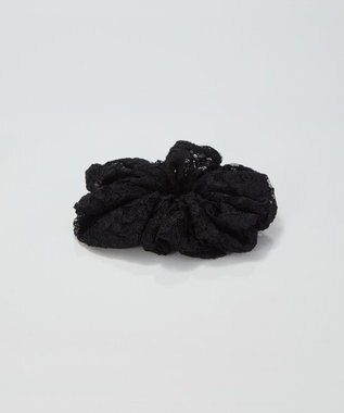 Phoebe ガーリッシュレースシュシュ　ブラック ブラック