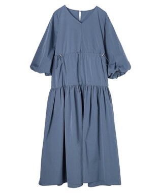 Green Parks ・ＥＬＥＮＣＡＲＥ　ＤＵＥ　ドロストティアードワンピース Blue