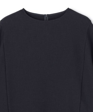 UNFILO ジョーゼット ドルマンプルオーバー ネイビー