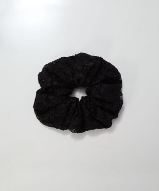 Phoebe ガーリッシュレースシュシュ　ブラック ブラック