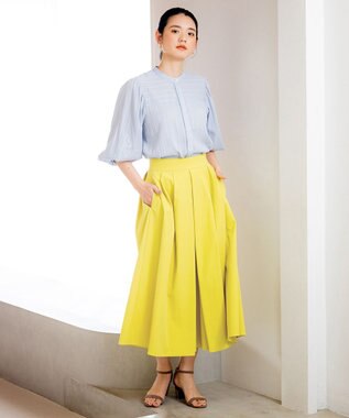 組曲 【弱撥水機能・UVケア】ライトナイロンストレッチ パンツ イエロー系