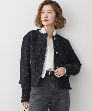 COMPACT WOOL | ノーカラージャケット / ATON | ファッション通販