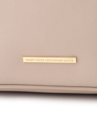 23区 スエード コンビ ドロスト バッグ ベージュ系