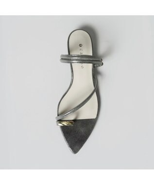 MODE ET JACOMO <carino>トングサンダル ダークシルバー