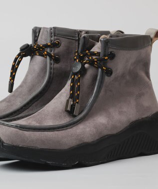 BONTRE 【PRECIEUX JOUET/プレシュウジュエ】モカシンスニーカブーツ グレー