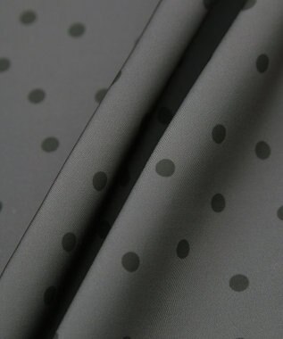 earth music&ecology アソートサテンキャミワンピース ドットグレー