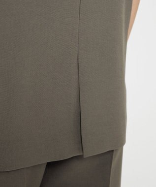 uncrave 【佐藤晴美さん着用】ウォッシャブルドライサップ ハーフスリーブジャケット スレート（佐藤晴美さん着用）