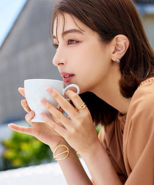 Tiaclasse ノットリング ゴールド