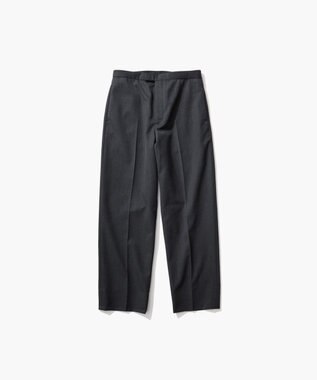 ATON COMPACT WOOL | タックパンツ CHARCOAL GRAY