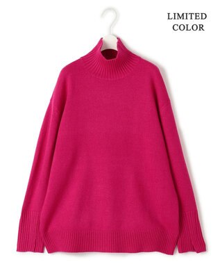 ICB 【新色追加・WEB限定カラーあり】 ソフトカシミヤミックス ハイネックニット オールドローズ系［WEB限定］