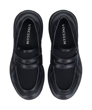 Bridget Birkin 【VINCULUM】スニーカーソールローファー ブラックコンビ