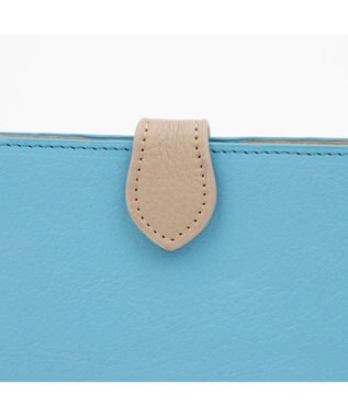 UNBILLION アトランタ ATLANTA / 牛革薄マチロングウォレット ブルー