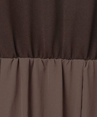 ANY SIS 【WEB・一部店舗限定】イージーコンビバルーン ワンピース ブラウン