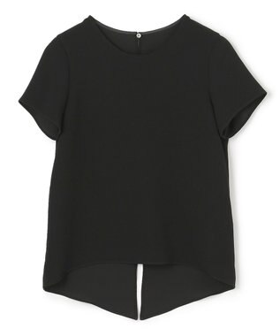 BEIGE， 【L-size】SHELBY / ハーフスリーブブラウス Black